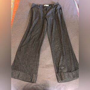 EUC Trina Turk grey wide leg dress pants. Size 12. Has 13” inseam.